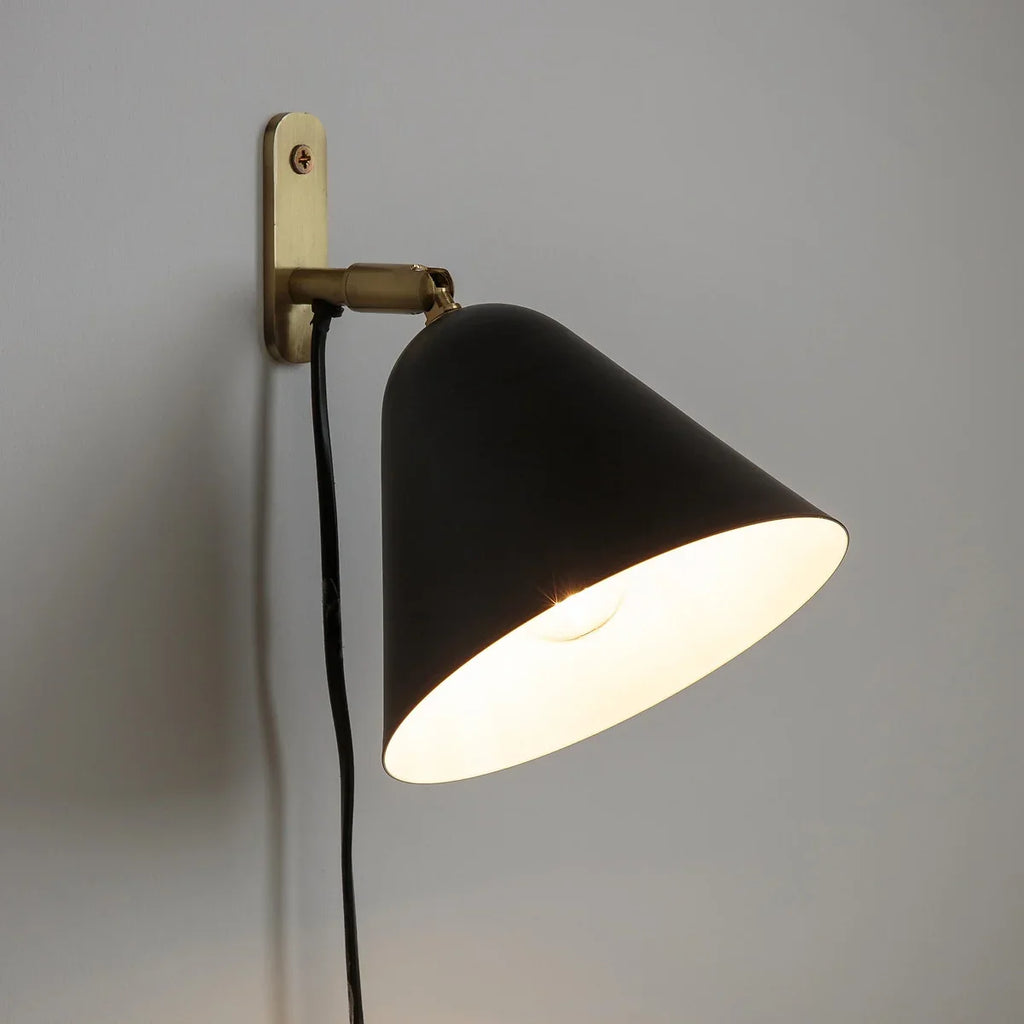 Phrike Tapered Metal Wall Sconce