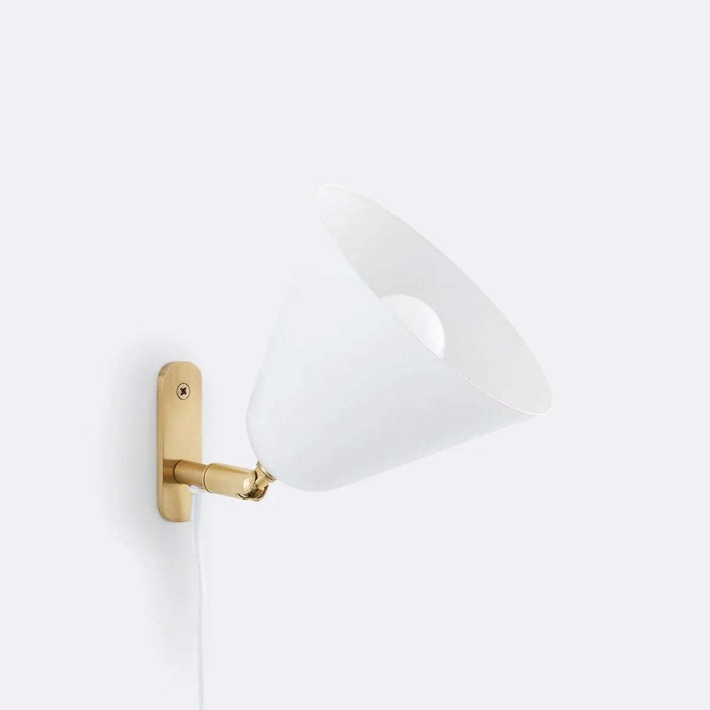 Phrike Tapered Metal Wall Sconce