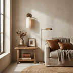 Alabaster Pillar Wall Sconce