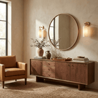 Alabaster Pillar Wall Sconce