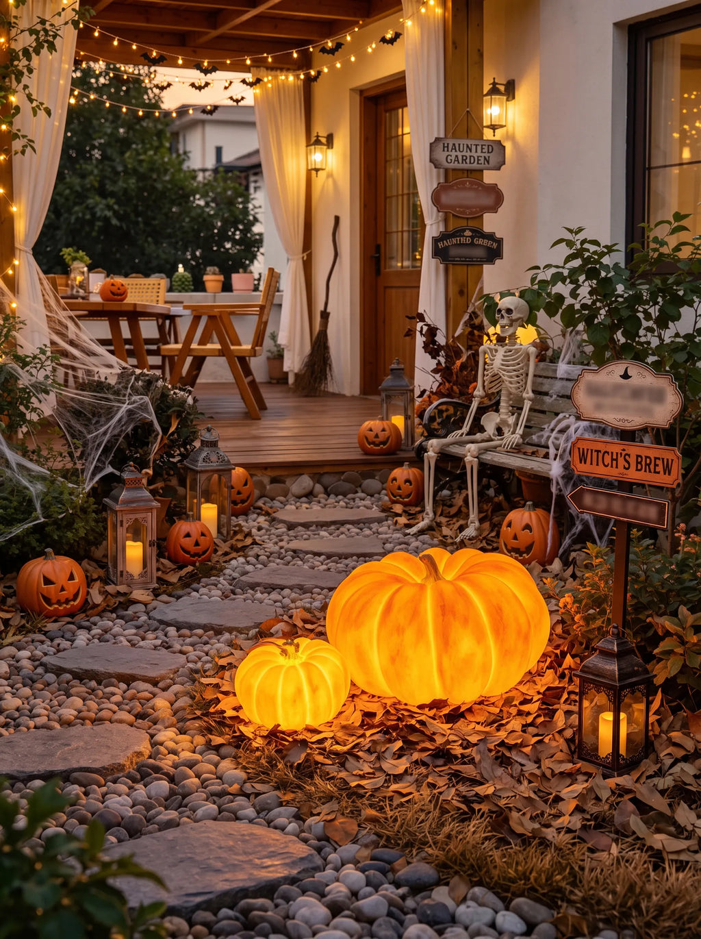 Pumpkin Garden Lantern