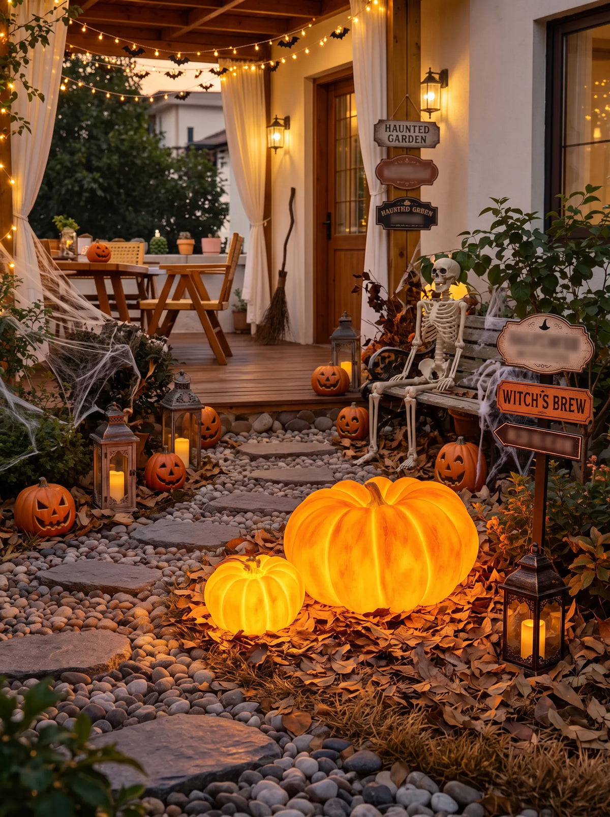 Pumpkin Garden Lantern