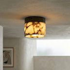 Round Marble Ceiling Light