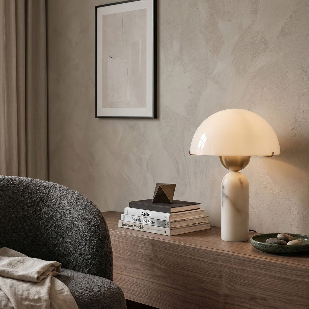 Peono Natural Stone Table Lamp