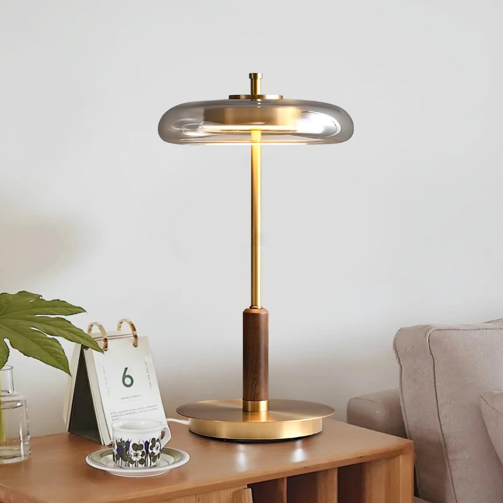 Modern Glass LED Table Lamp