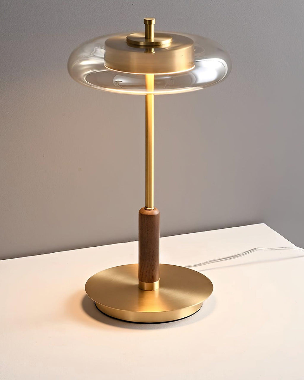 Modern Glass LED Table Lamp