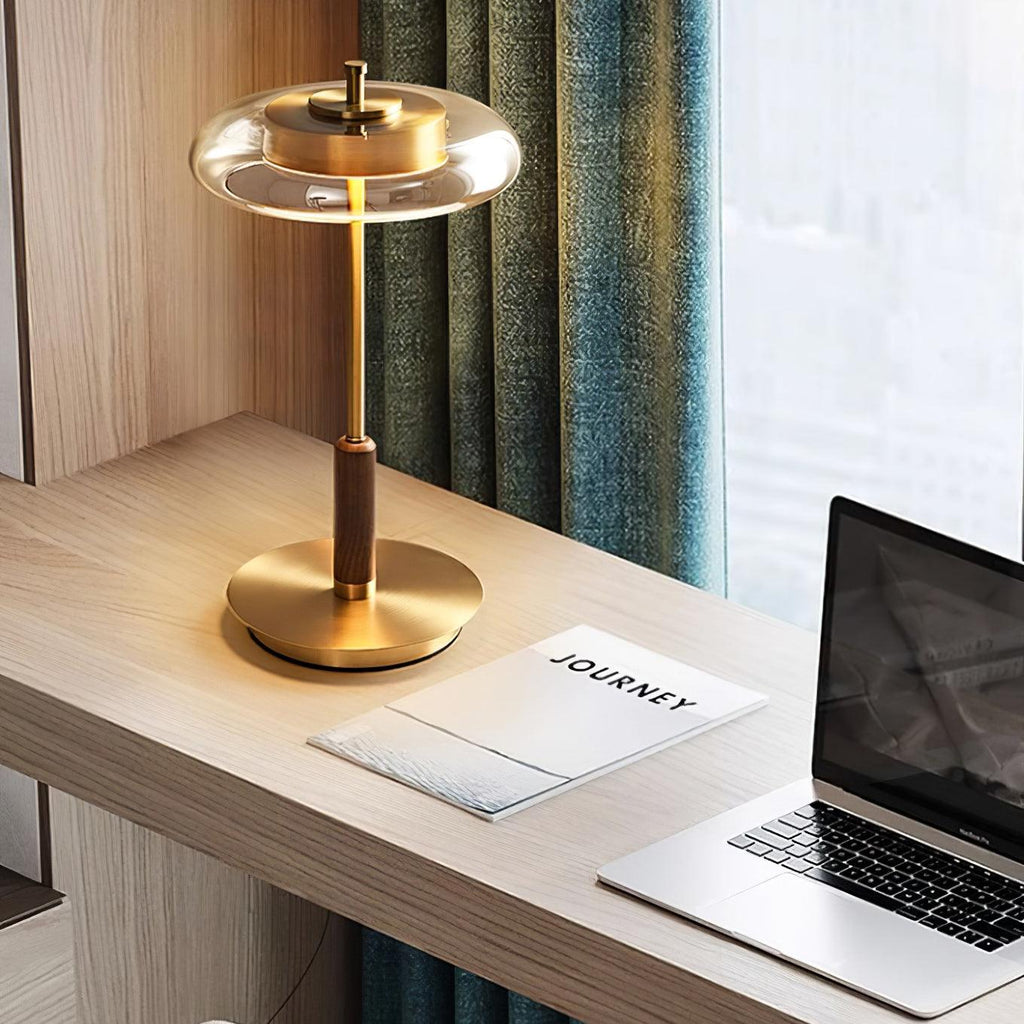 Modern Glass LED Table Lamp