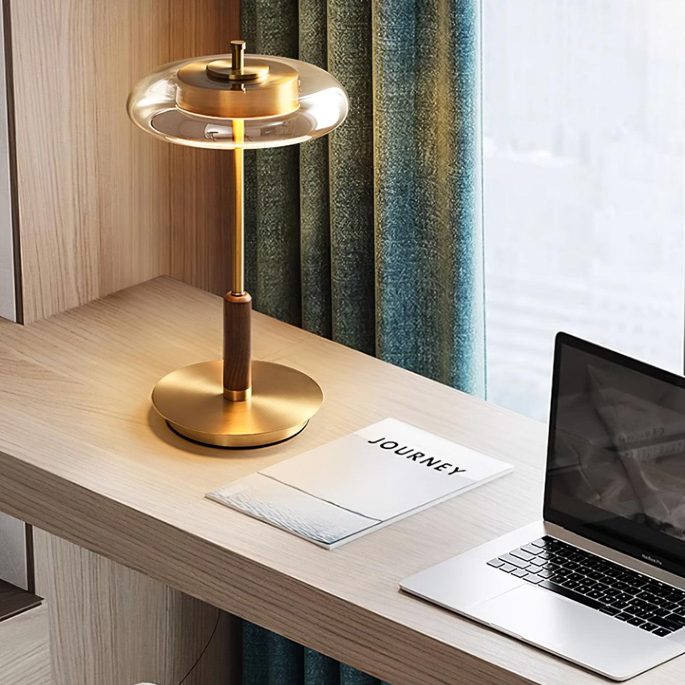 Modern Glass LED Table Lamp
