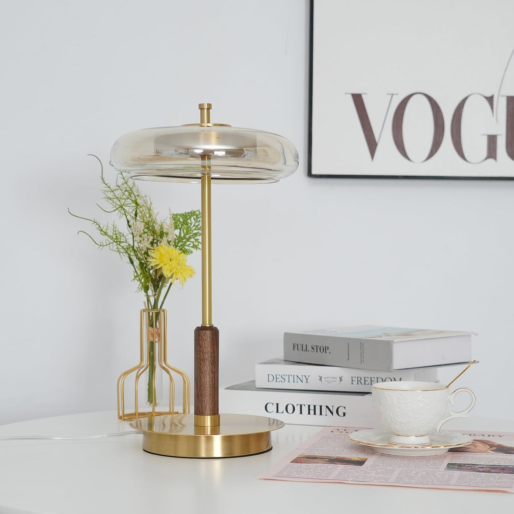 Modern Glass LED Table Lamp