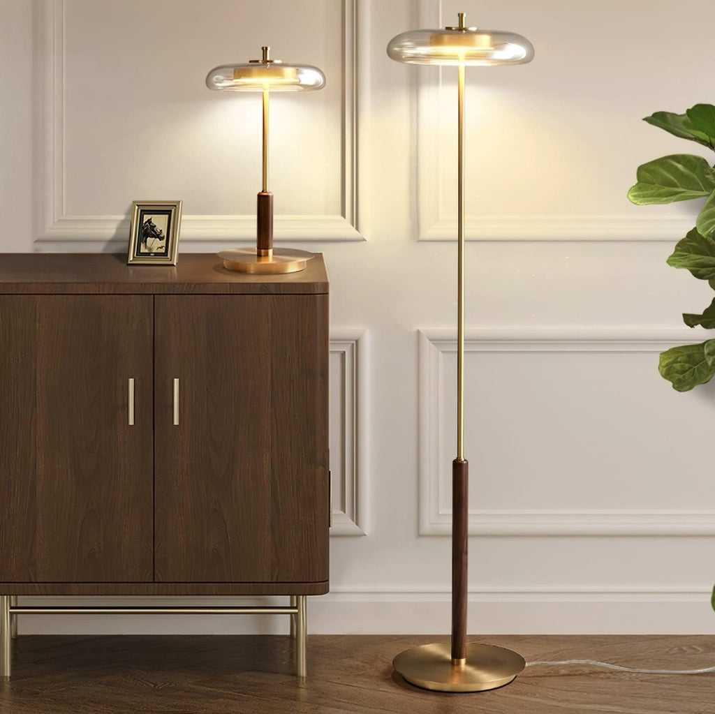 Modern Glass LED Table Lamp