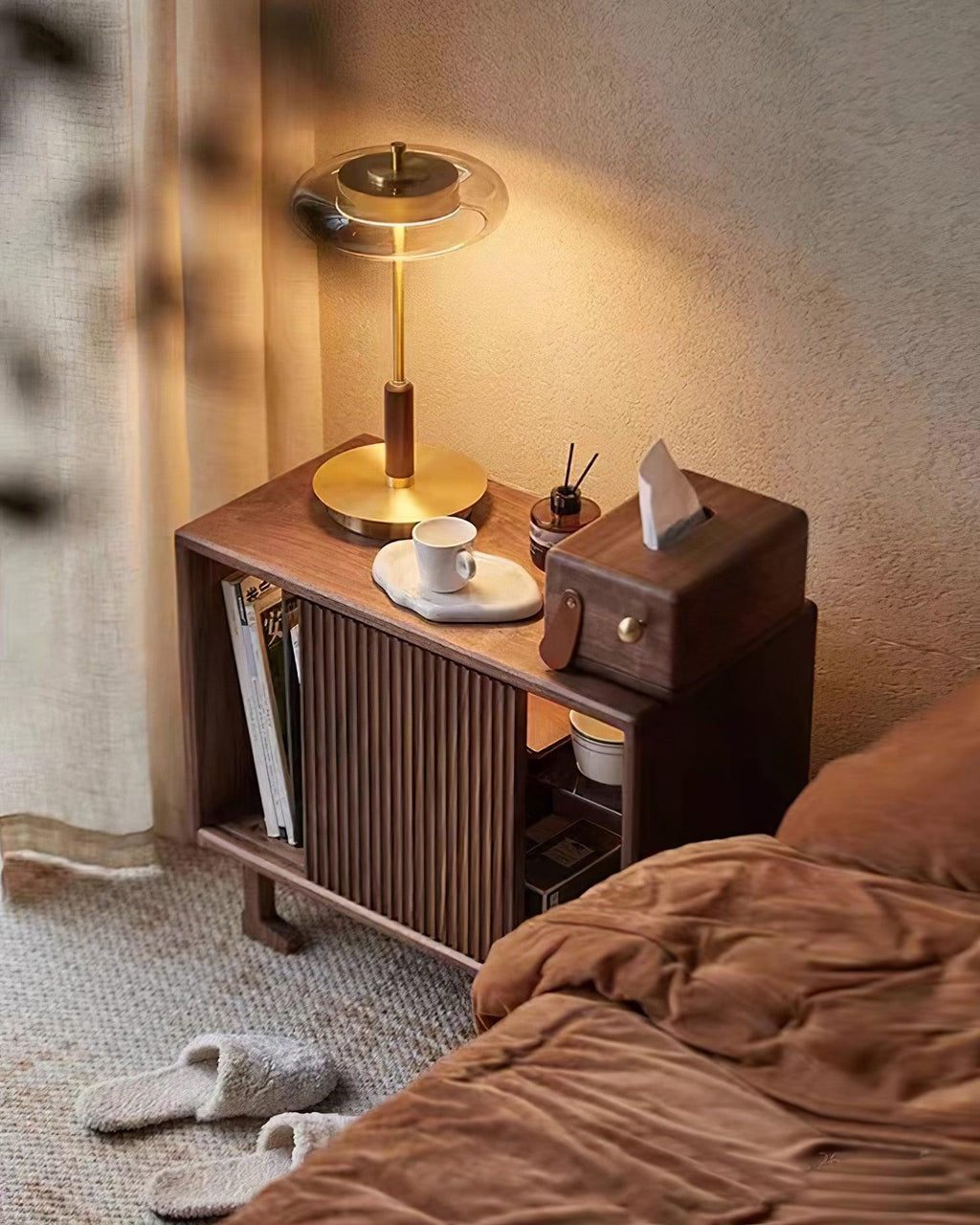 Modern Glass LED Table Lamp