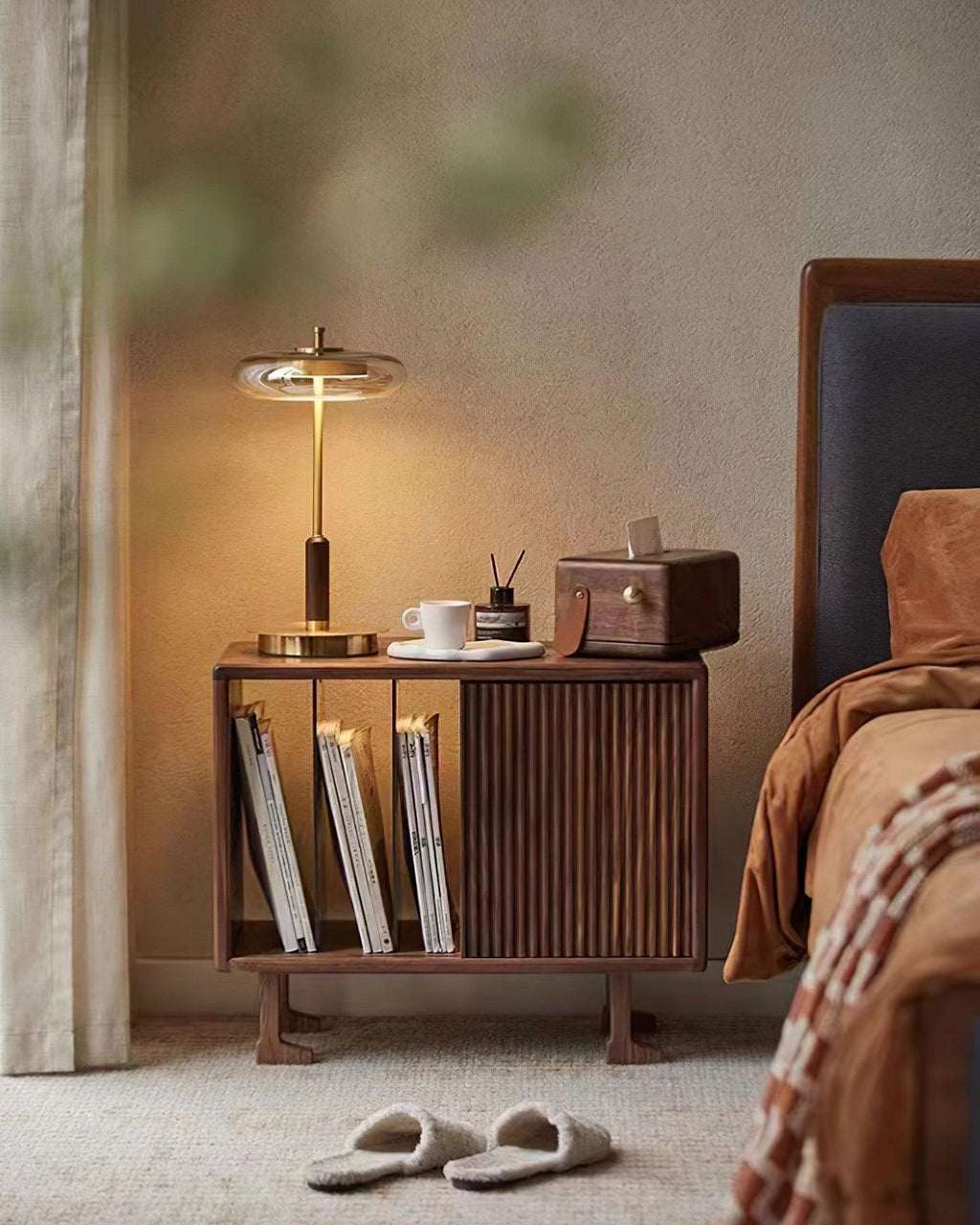 Modern Glass LED Table Lamp