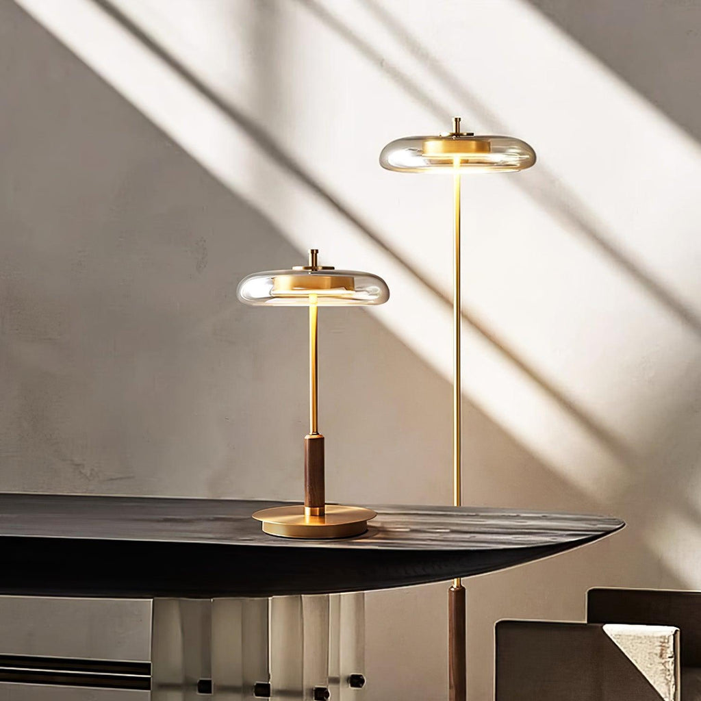 Modern Glass LED Table Lamp