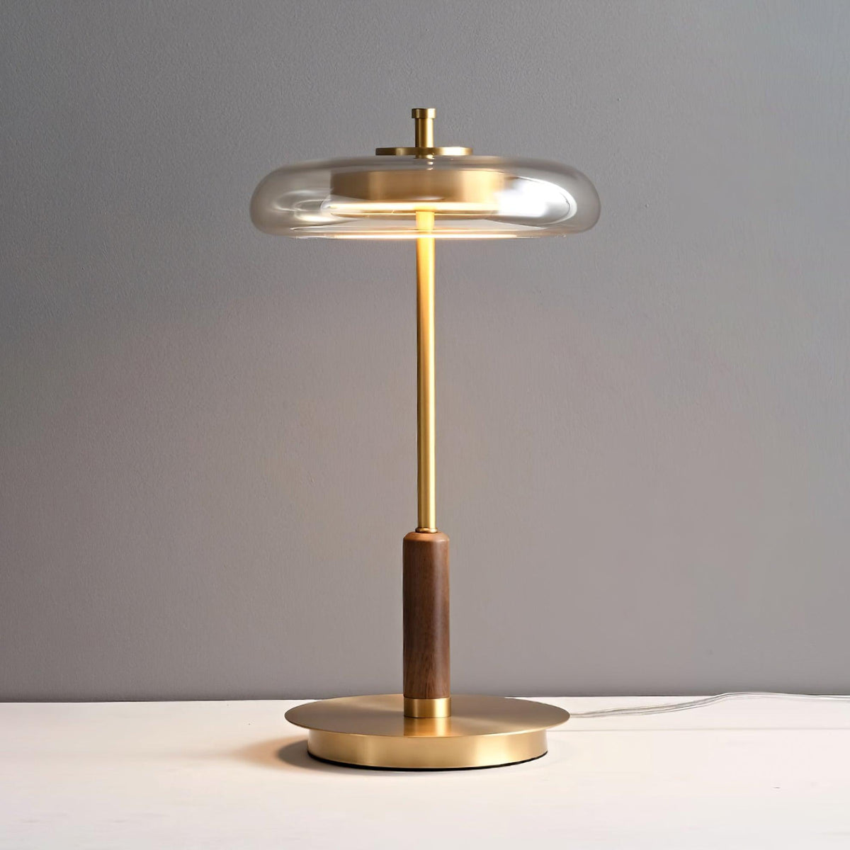 Modern Glass LED Table Lamp