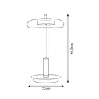 Modern Glass LED Table Lamp