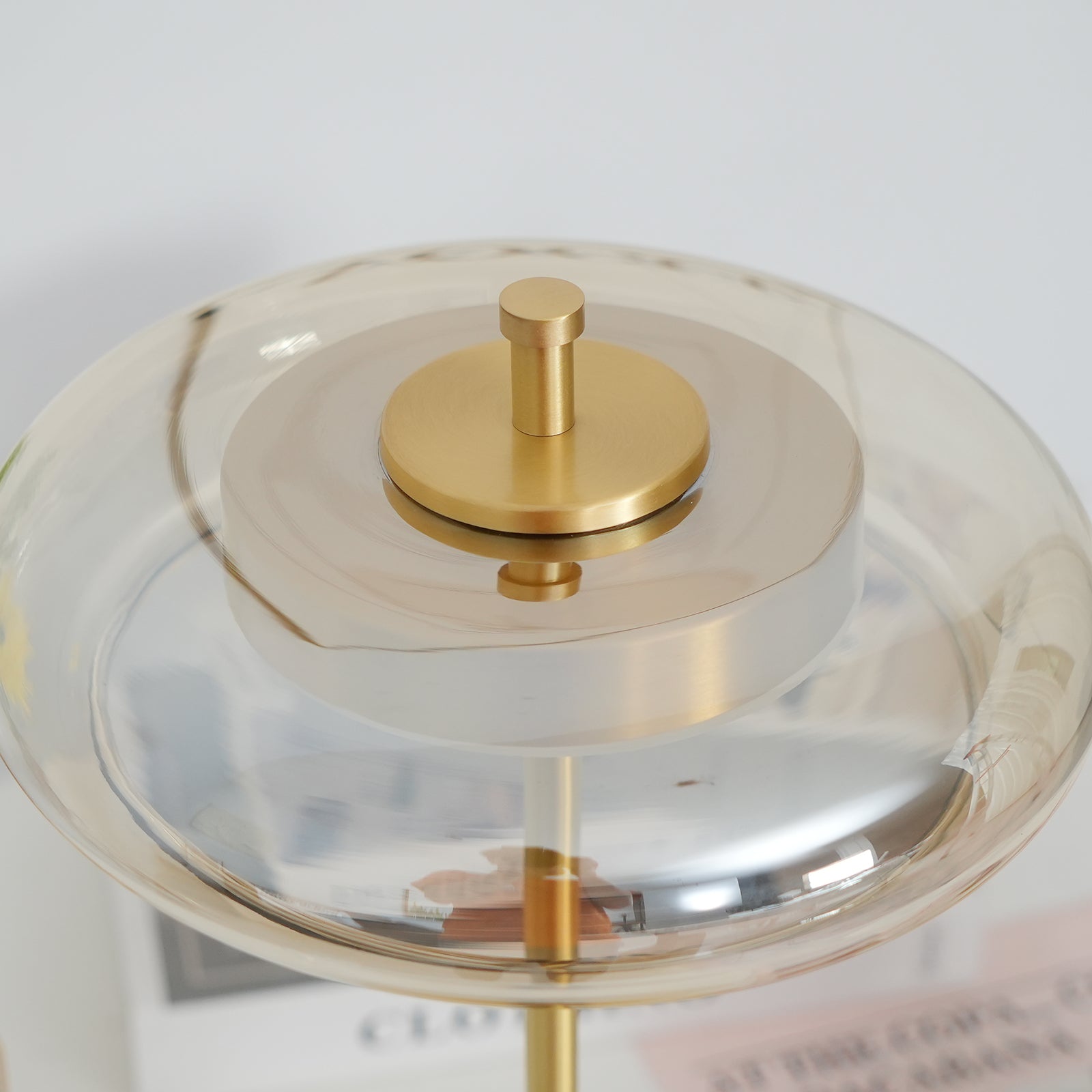 Modern Glass LED Table Lamp