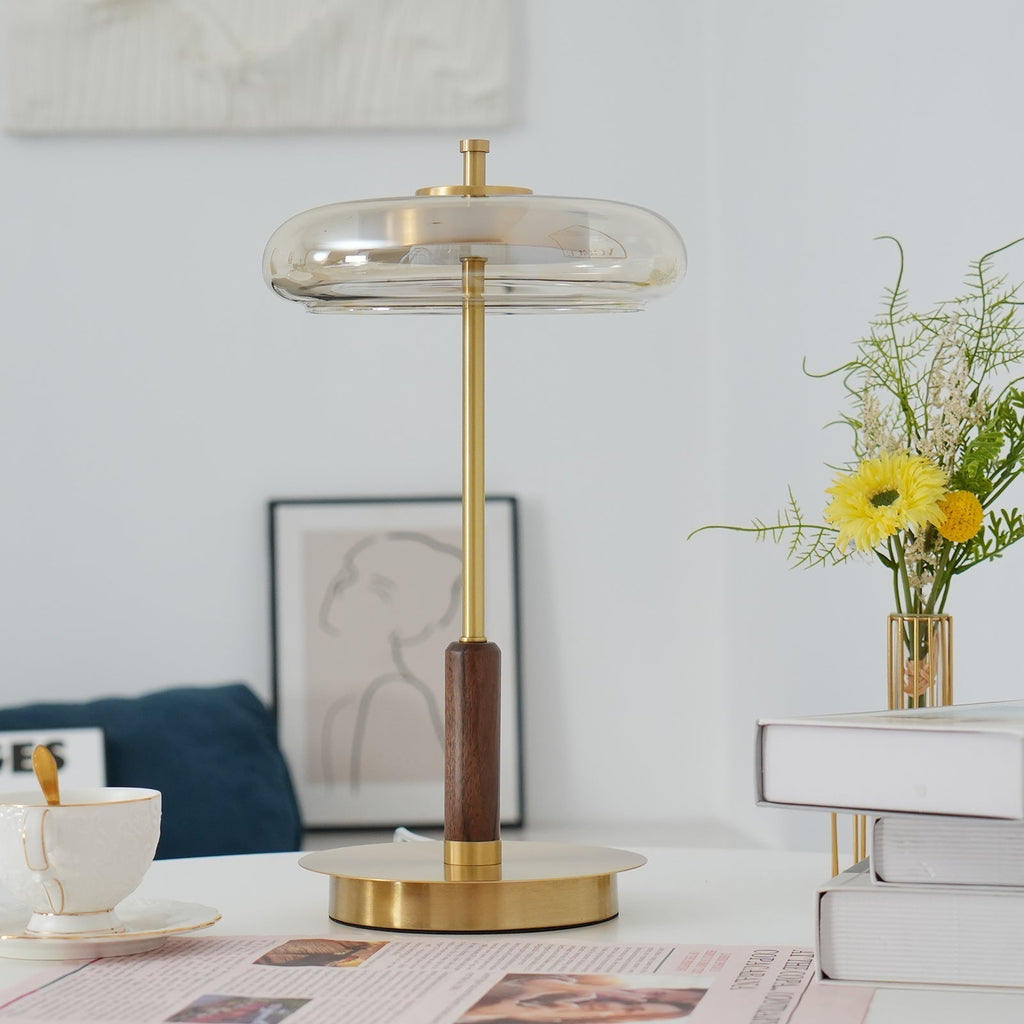 Modern Glass LED Table Lamp