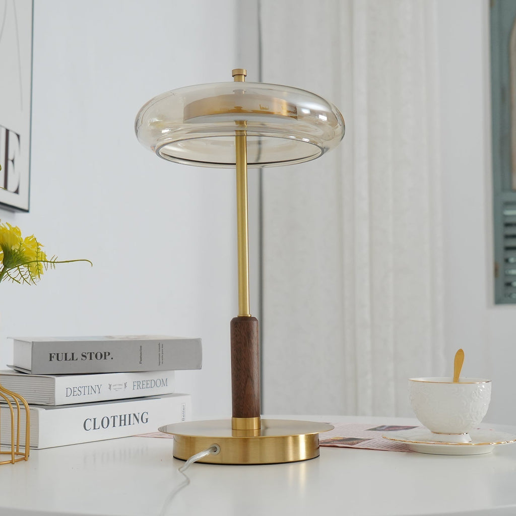 Modern Glass LED Table Lamp
