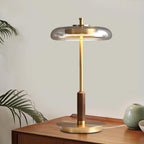 Modern Glass LED Table Lamp