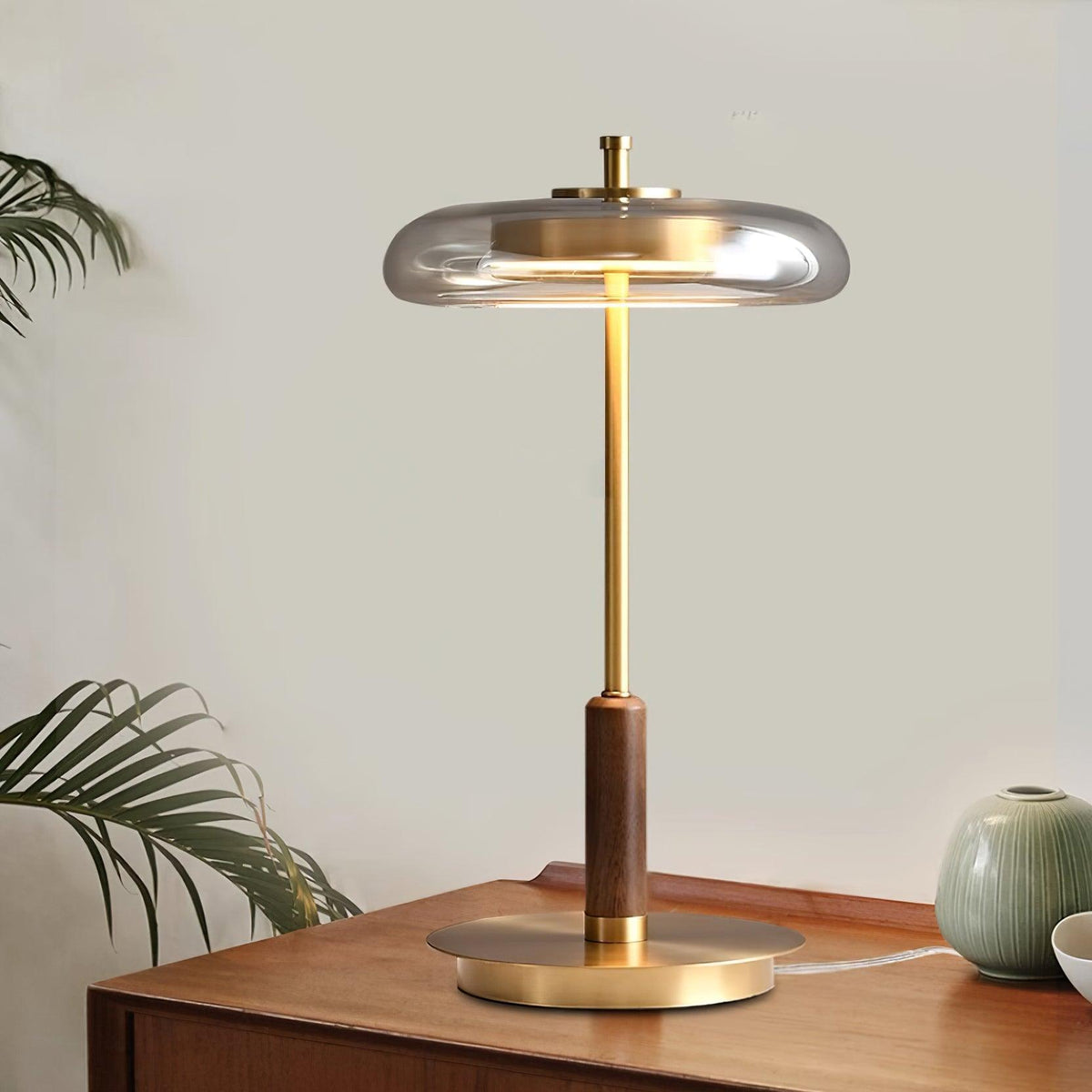 Modern Glass LED Table Lamp