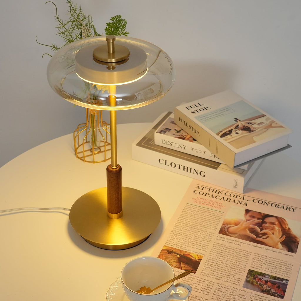 Modern Glass LED Table Lamp