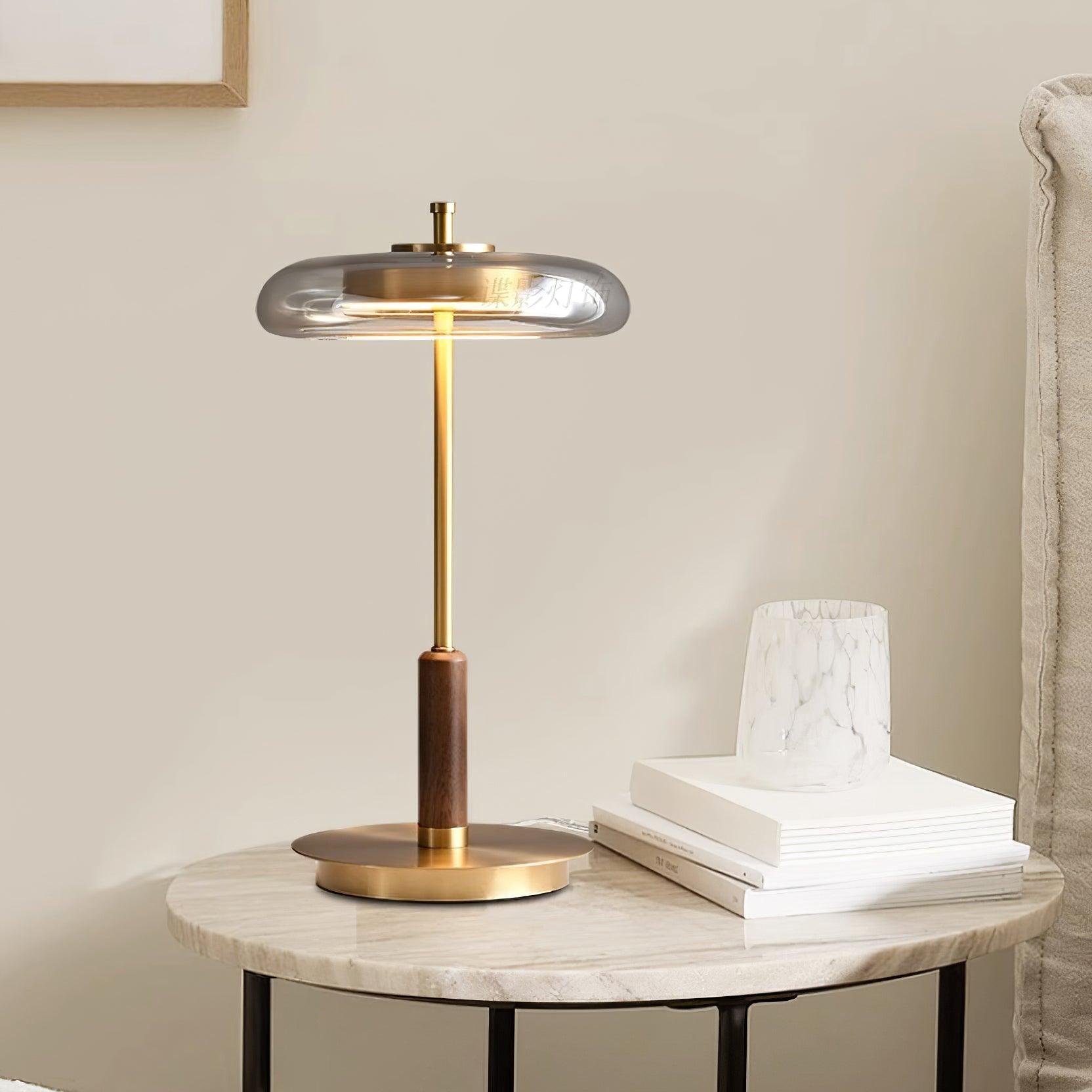 Modern Glass LED Table Lamp