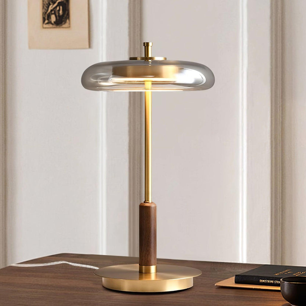 Modern Glass LED Table Lamp