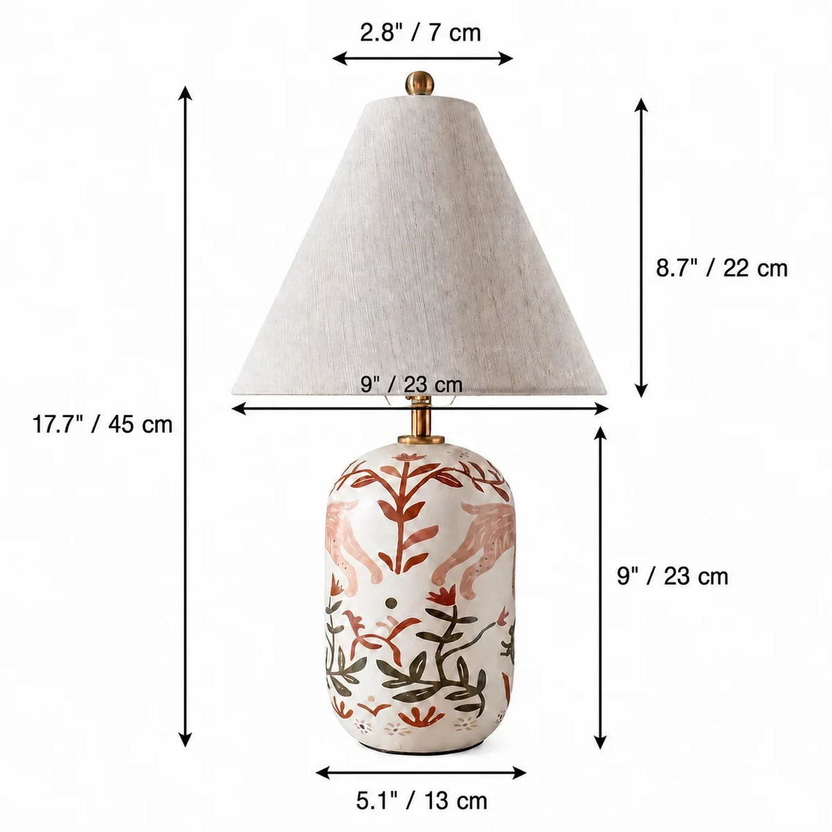 Plabo Retro Ceramic Table Lamp
