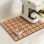 Retro Tile Coffee Mat