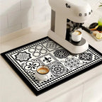 Retro Tile Coffee Mat