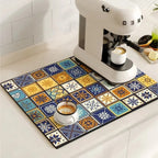 Retro Tile Coffee Mat