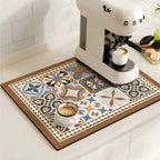 Retro Tile Coffee Mat