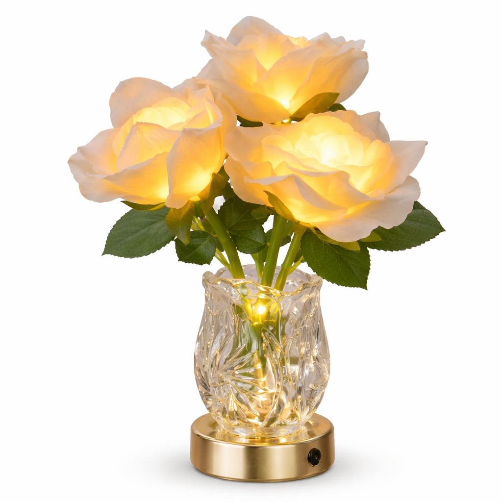 LED Rose Flower Table Lamp
