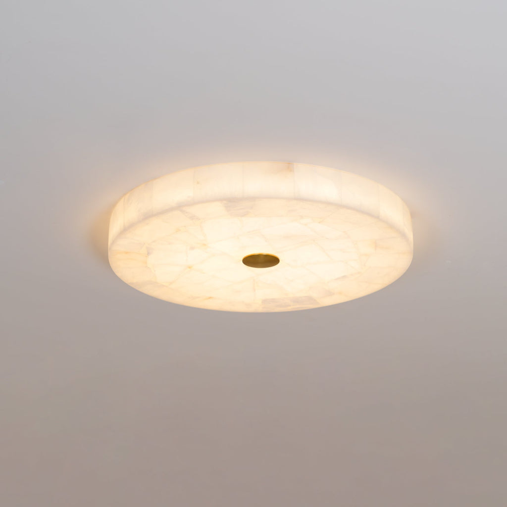 Round Alabaster LED Ceiling Light