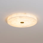 Round Alabaster LED Ceiling Light