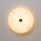 Round Alabaster LED Ceiling Light