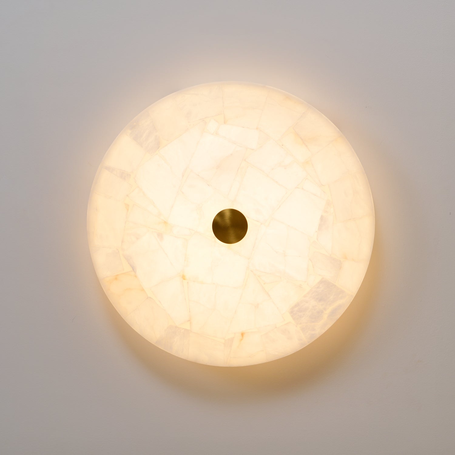 Round Alabaster LED Ceiling Light