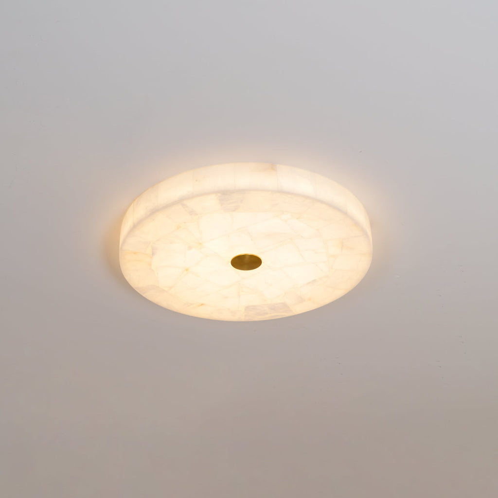 Round Alabaster LED Ceiling Light