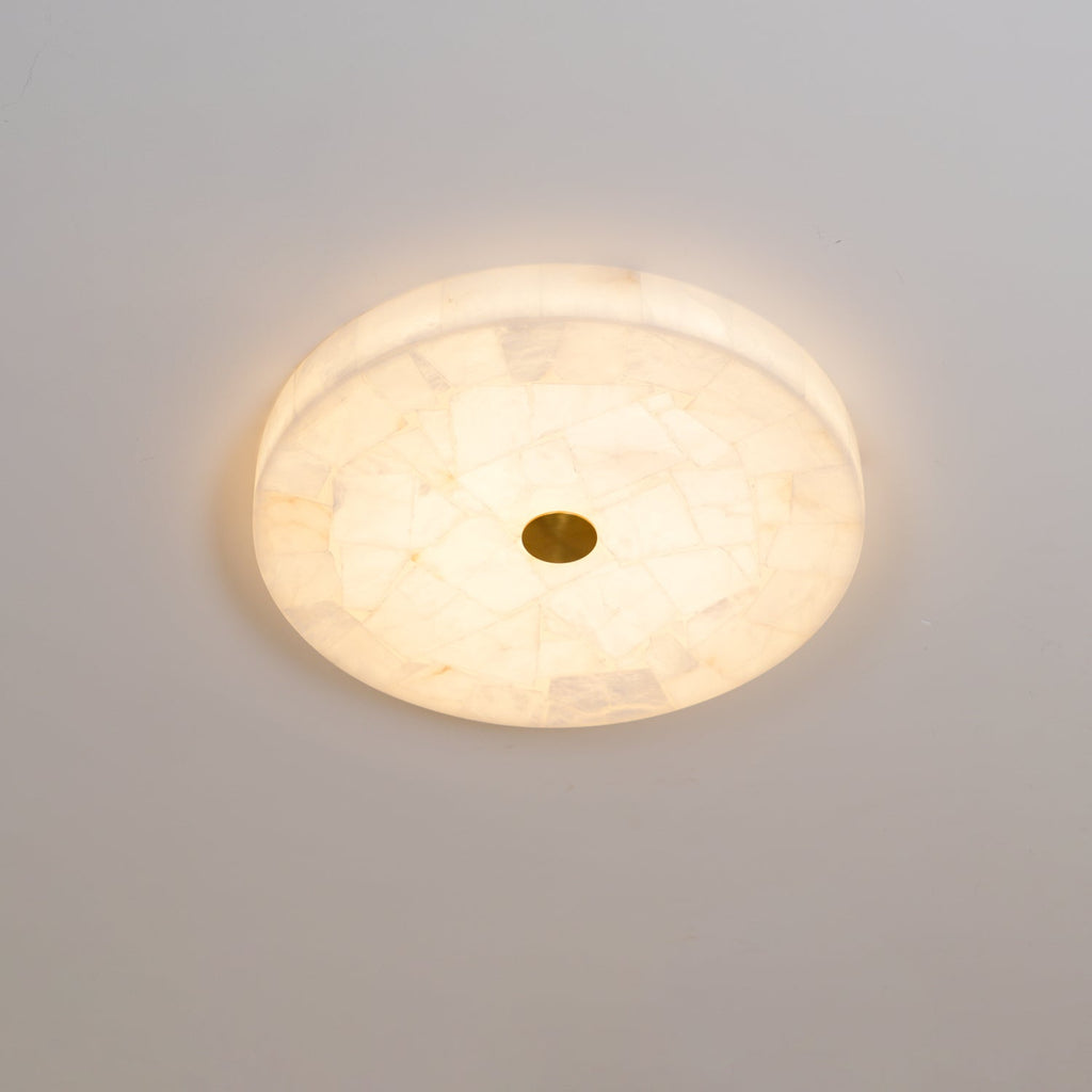 Round Alabaster LED Ceiling Light