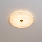 Round Alabaster LED Ceiling Light