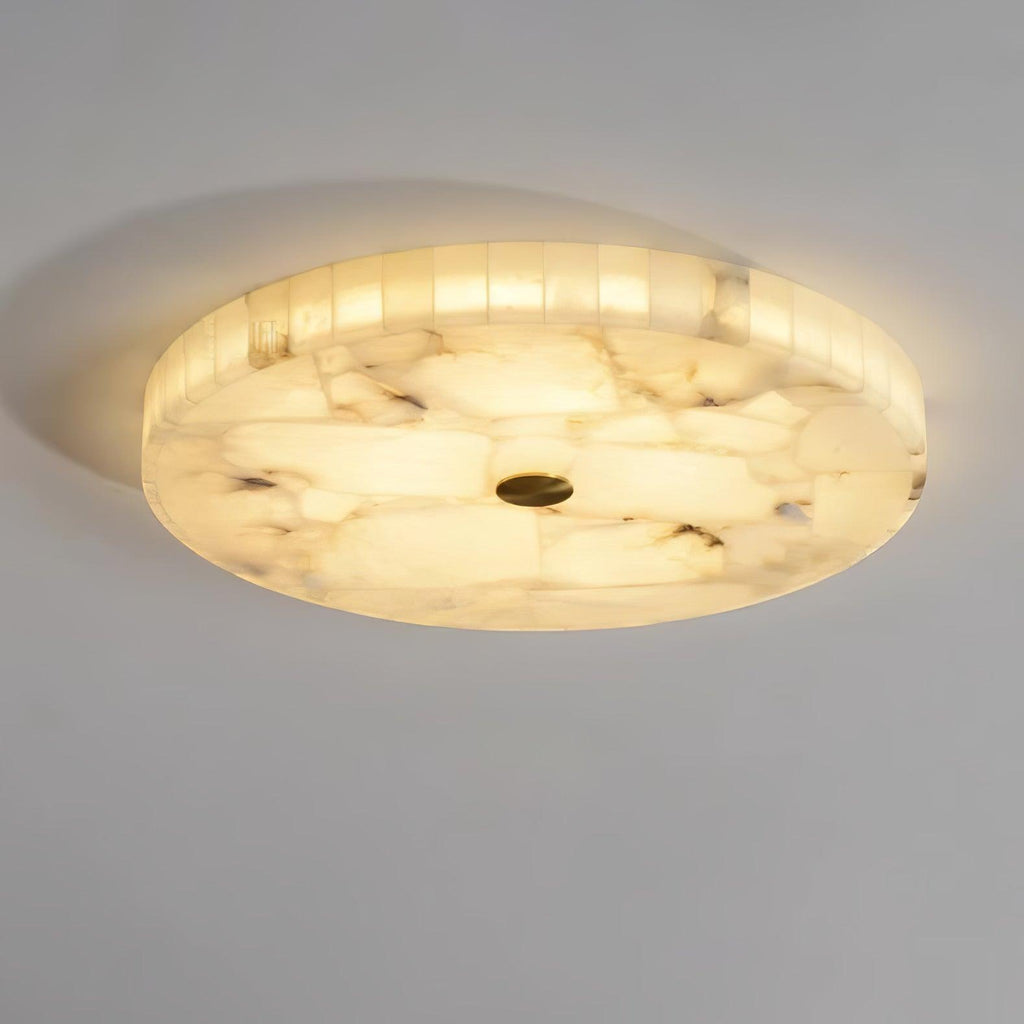 Round Alabaster LED Ceiling Light