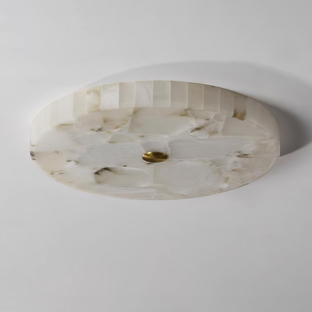 Round Alabaster LED Ceiling Light