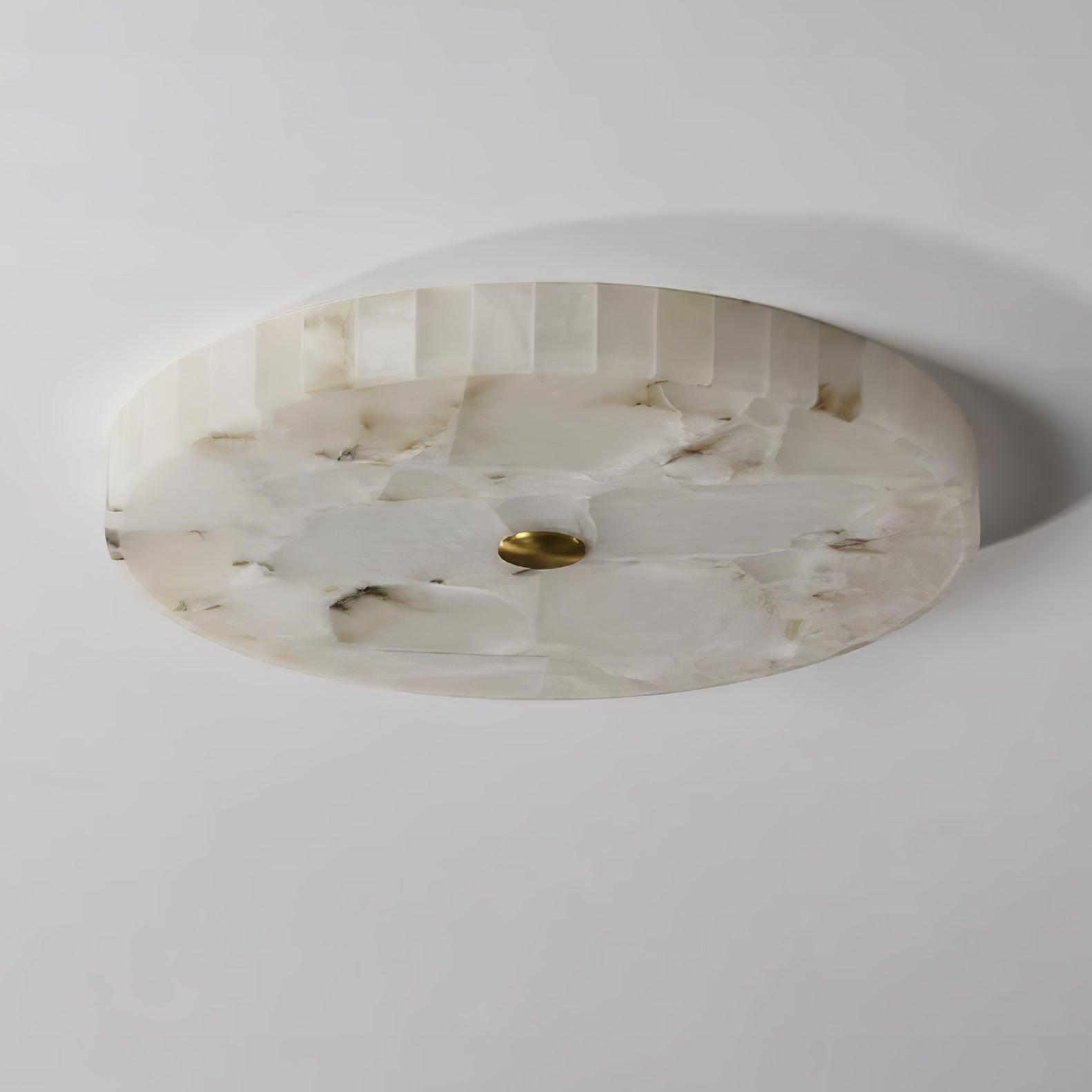 Round Alabaster LED Ceiling Light