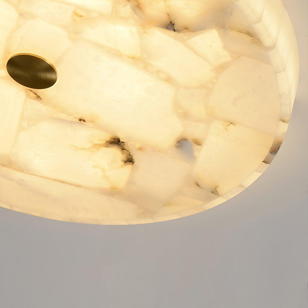 Round Alabaster LED Ceiling Light