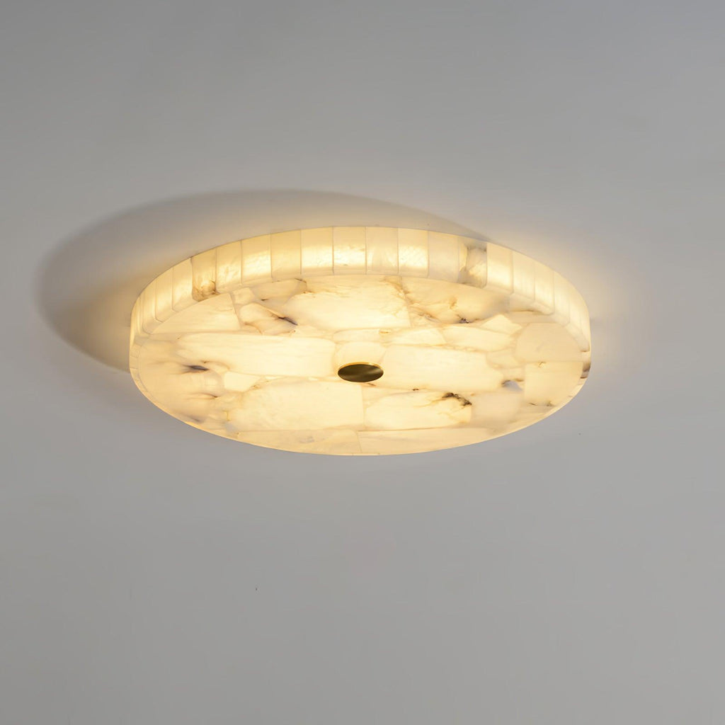 Round Alabaster LED Ceiling Light
