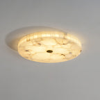 Round Alabaster LED Ceiling Light