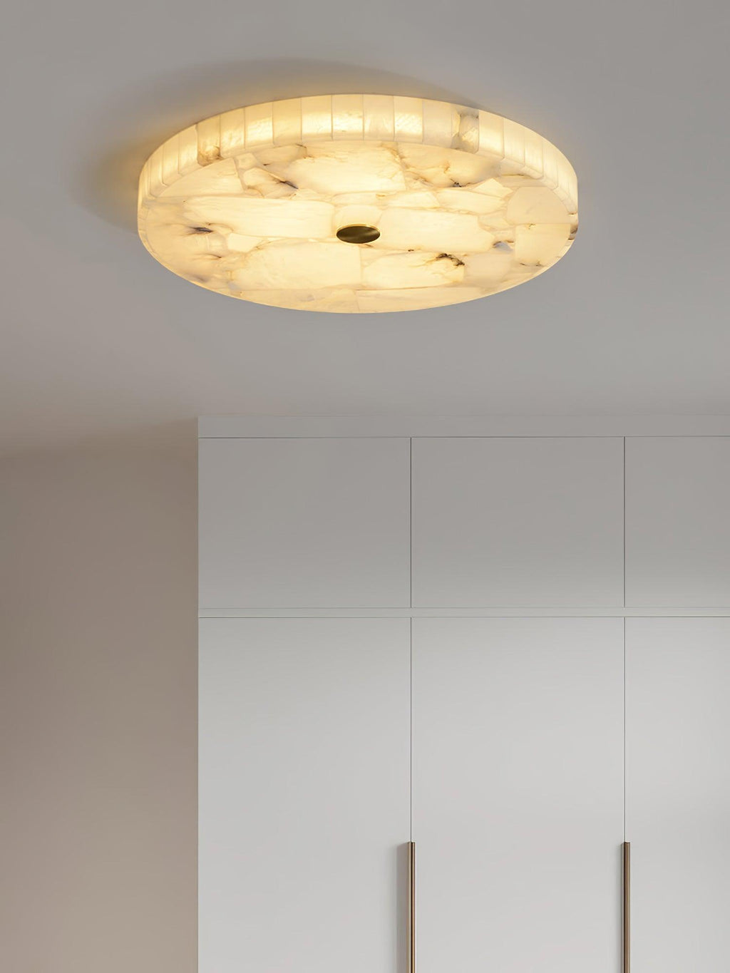 Round Alabaster LED Ceiling Light