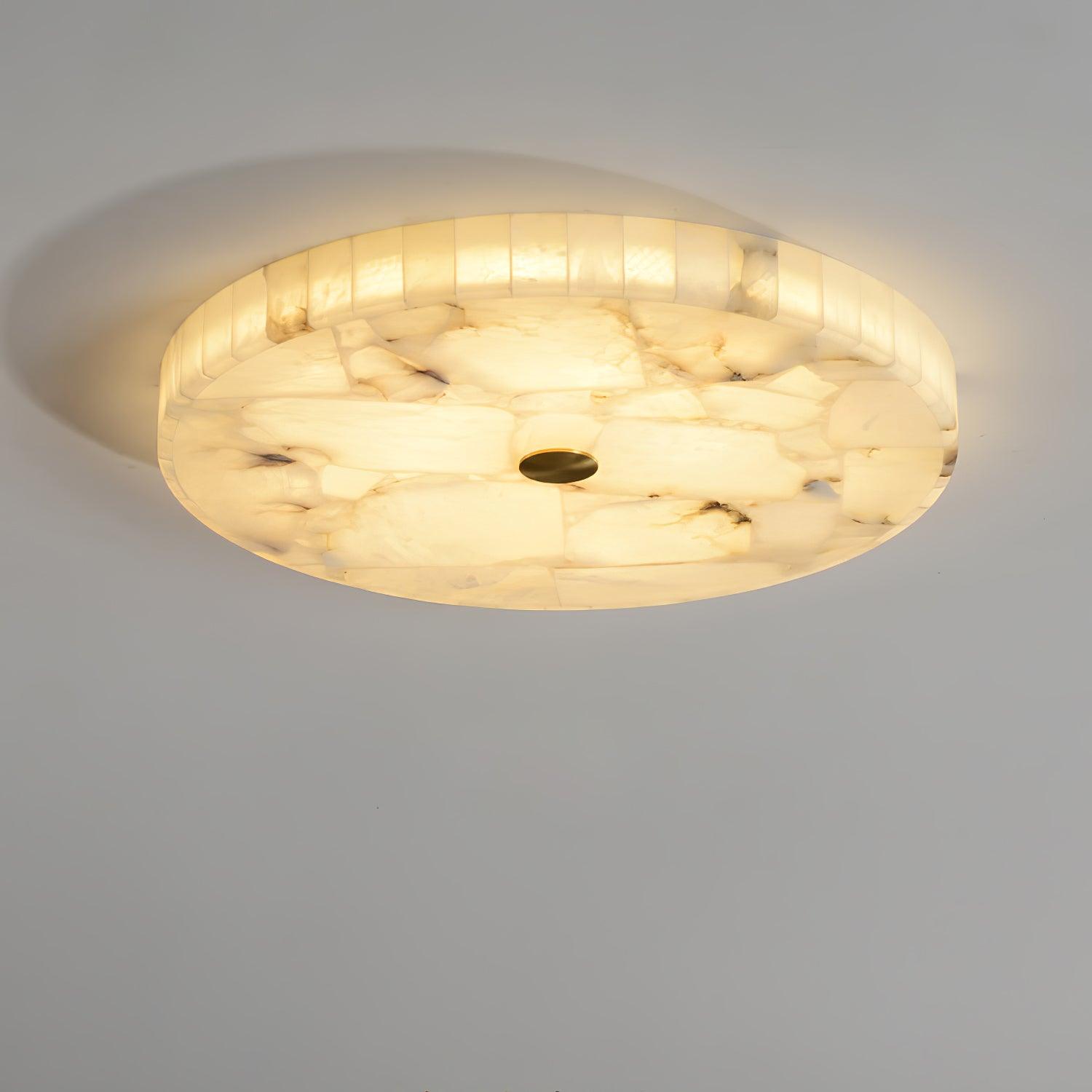 Round Alabaster LED Ceiling Light