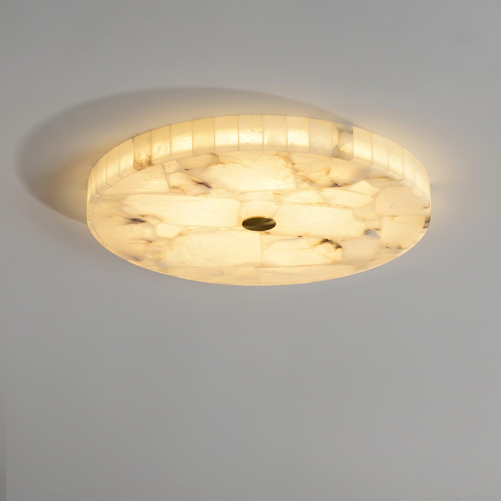 Round Alabaster LED Ceiling Light