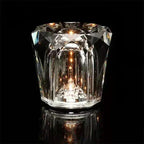 Metal and Crystal Pendant Light